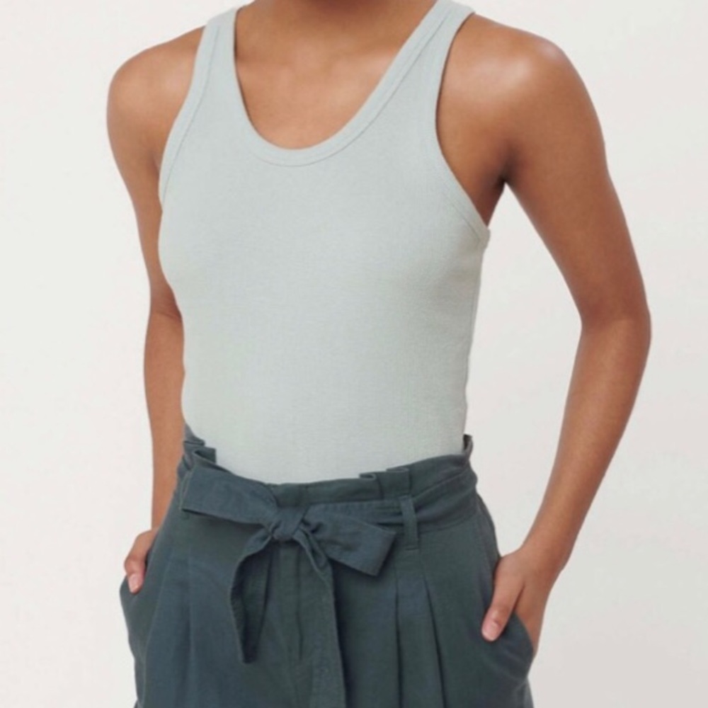 Loft Outfit Making Racerback Tank Top White M - Picture 2 of 6